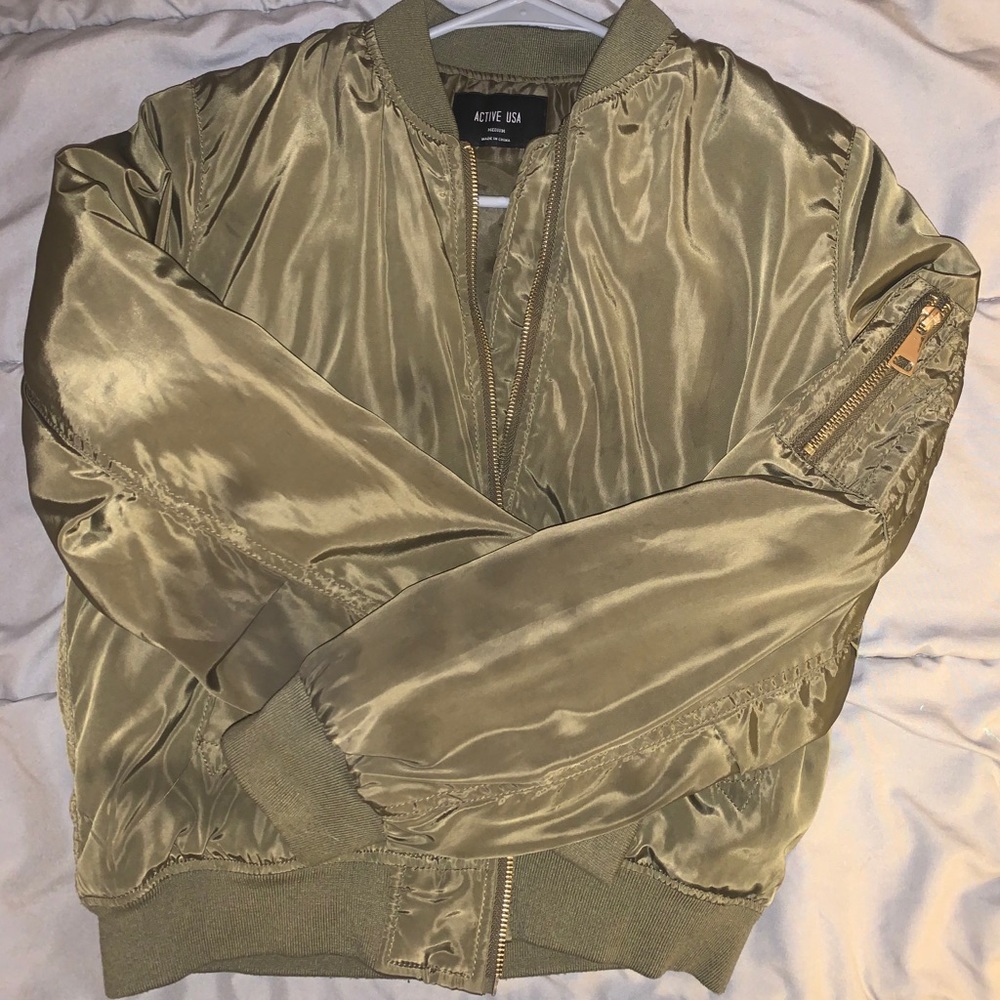 Active USA bomber jacket - army green
